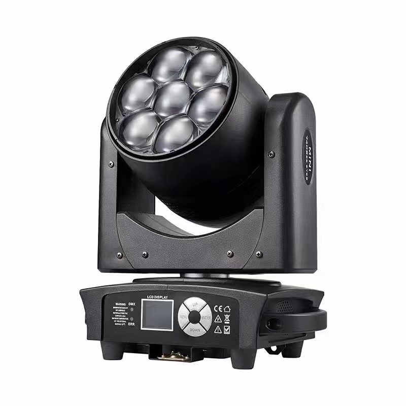 Mini 7X40W RGBW 4IN1 LED ZOOM MOVING HEAD LIGHT